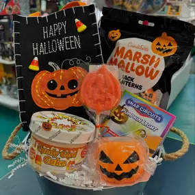 We have some spook-tacular gift ideas for all the boos and ghouls! We JUST added a listing to our website for custom curated BOO BASKETS. Let us know if we can put together a sweetly spooky surprise for you!