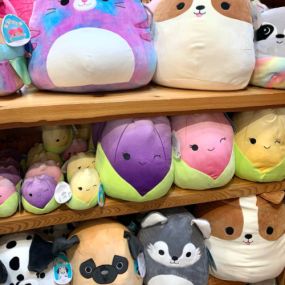 It’s true! Squishmallows are back in stock at your local Geppetto’s Toy stores!