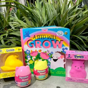 Don’t let Easter sneak up on you! ???? ???? ???? 
We have so many fun goodies for your Easter baskets. Come in and get your baskets started!