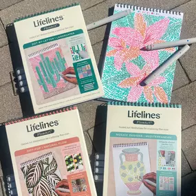 Get into a flow state with Dot-By-Letters! 
Simply choose your color, add it to the helpful key, and then cover all of the corresponding letters on the page! These are just a great de-stress activity and are so much fun!!