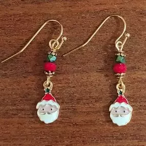 Santa's Watching Earring Kit