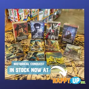 Historical Conquest in stock now at
Happy Up Inc. Edwardsville!
See you little history buffs soon!
#historicalconquest
#historicalconquestcardgame
#historygames