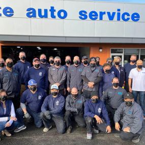 The Elite Auto Service team consists of 37 employees, 20 are factory trained certified technicians or autobody.