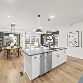 Kitchen with open layout.