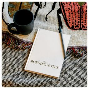 Morning journaling will change your life!
Journaling each morning will set up your day with intention. By writing down how you would like your day to go, you are priming yourself to be more aware of all the positives that happen to you.