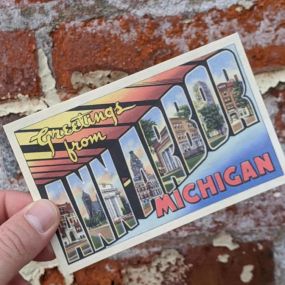 Send Great Lakes greetings to friends and relatives near and far with these Michigan postcards!

5.5 x 3.5 inches
Cover weight linen paper
Made in Michigan