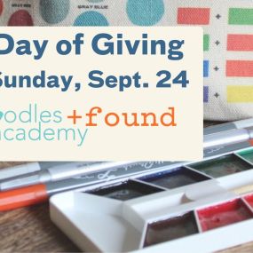 Found is hosting a Day of Giving to benefit Doodles Academy on Sunday, Sept. 24, from 11am-6pm. When you shop that day, 10% of in-store and online sales will be donated to this organization. Doodles Academy is a national nonprofit working with educators nationwide, including in Ann Arbor and Ypsilanti, to expand youth access to high-quality visual arts education.