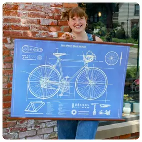 Hey bike lover! Spruce up your space with this awesome retro inspired school chart of a bike schematic. It's got that old-school cool vibe, showing off the classic design of our favorite two wheeled mode of transport. Perfect for your home, office, or even your bike shop, this chart brings a fun, nostalgic touch. It's more than just decor; it's a shoutout to the golden days of cycling. Grab one and let your bike passion take the spotlight!