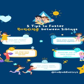 ???????? Looking for ways to strengthen the bond between your kids?
Here are 5 simple yet effective tips to foster sibling love