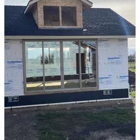 New construction 4 panel patio door