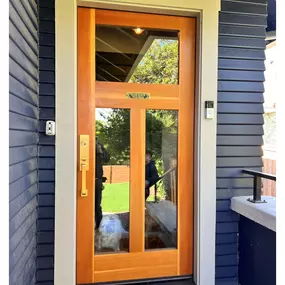 Creative custom wood door