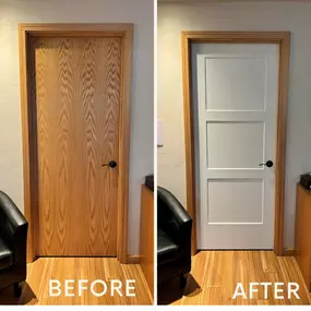 New interior doors can totally change the look of the house.