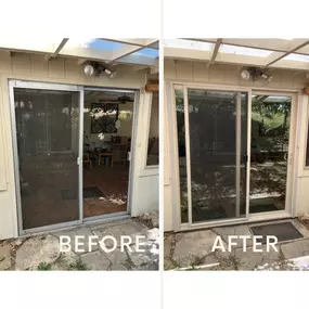 If your old patio door is hard to operate it may be time to replace it with a new Alside vinyl sliding patio door.