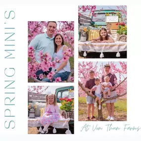 SPRING MINI SESSIONS ARE BACK! ????????????

We are now booking spring mini sessions (at our Washington location) in the peach orchard! They are certainly beautiful, but the timing is controlled by mother nature so there’s a very short window of opportunity. Sessions are LIMITED and will be on a first come first serve basis.