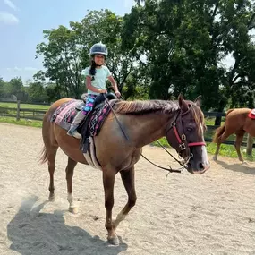 Our 2024 calendar ???????? for our horse programming is SET and we'd love to welcome the horse lover in your life to the farm! 5 weeks of summer horse camp, PonyPals, Barn Time, riding lessons, and more!