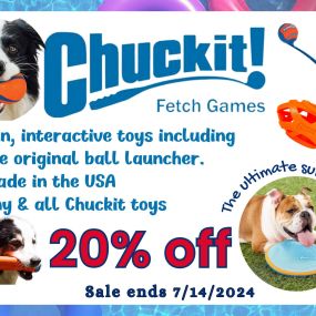 Summer time = Chuckit Fetch Games time!