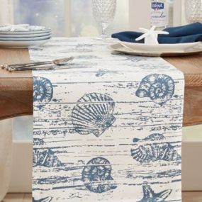 ????⚓ Perfect for coastal inspired tabletops, this charming Nautical Design Table Runner brings color and a touch of whimsy to your décor. Made with 100% cotton, it delivers a soft look and feel, as well as durable quality. Pair with table napkins and placemats within the same theme for a cohesive table décor. ⭐