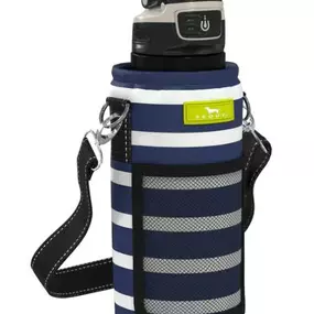 Keep your hydration goals in arm's reach with Water Boy Bottle Koozie! Let it hold your drink while you're on the move, whether you sling it over your shoulder or snap it onto your waist (perfect for your hip!). And don't worry about your keys and phone - there's a mesh pocket on the front for those essentials. This insulated koozie measures 6