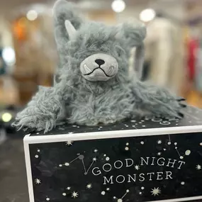 Are you looking for the perfect gift for your little one? No worries, we’ve got you covered! ✨ Our Goodnight Monster story & plushie set is the perfect gift for a child (or adult - we don’t judge!) of any age! Come pick up this little cutie today for loads of bedtime fun! ???? ????