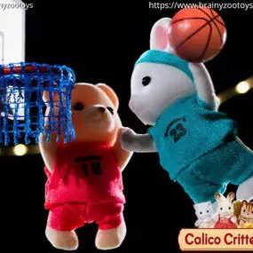 March Madness is fully underway! Which team are you rooting for? The Calico Bears or the Sylvanian Hares?