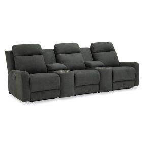 Forest Hill Home Theater Sofa – The Forest Hill collection flaunts an updated approach to seating. Designed for a modern customer, the collection features clean lines and a simple track arm. Small in scale, the Forest Hill is a comfortable choice for smaller spaces.