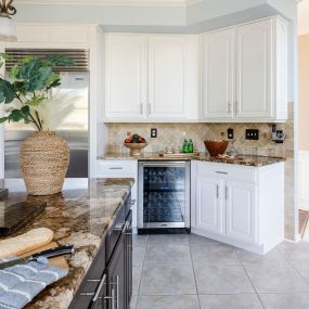 newly painted kitchen cabinets in Vero Beach