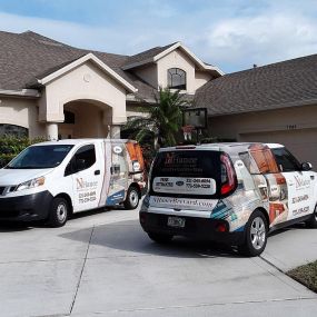 Melbourne, FL cabinet refinishing technician van