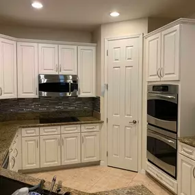 Cabinet painting in Brevard County FL