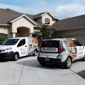 Melbourne, FL cabinet refinishing technician van