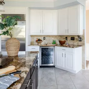 newly painted kitchen cabinets in Vero Beach