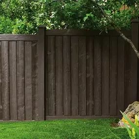 Sherwood simulated wood fence