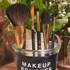 Make-up brush selection we have in-store