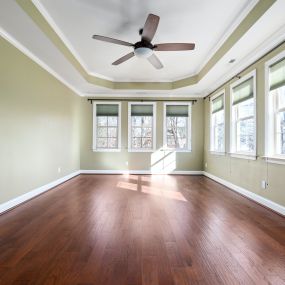 Living room after residential painting in Omaha, NE