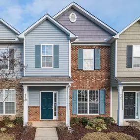 Townhomes after residential painting and maintenance in Omaha