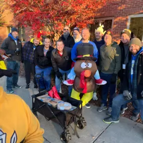 Always a great time for morning car line with the dads at Kensington Elementary School!