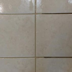 Before and after tile cleaning in Fort Smith, AR