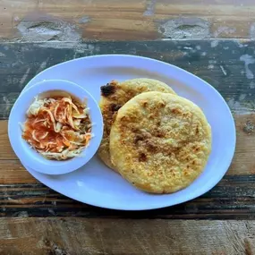 Pupusas with Curtido