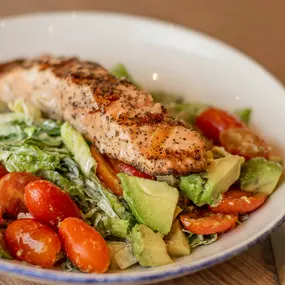 Green Goddess Salad with Salmon