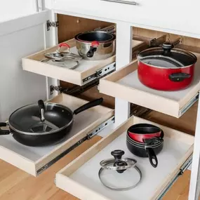 pull out drawer cabinet storage