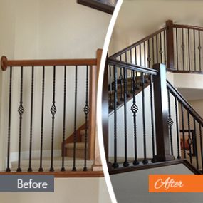 Stair Railing/Bannister Refinishing