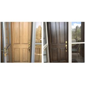 Exterior Door Refinishing