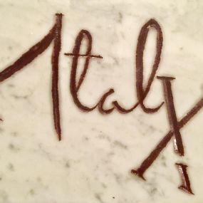 he logo explores the creative shapes of Italian cuisine such as hand-made pasta while the X emphasizes the balance between masculine and feminine: delicate presentation and the regal, strong nature of the Roman numeral. The name twists its letters to capitalize on the whim of Italy’s spelling using an X instead of a Y.
