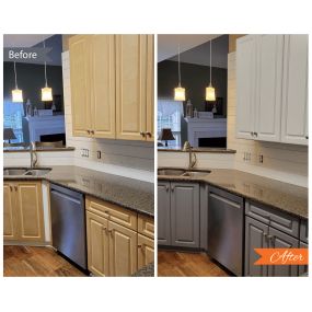 Kitchen refinishing N-Hance of Charleston