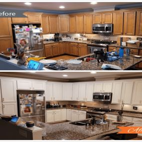 Kitchen refinishing N-Hance of Charleston