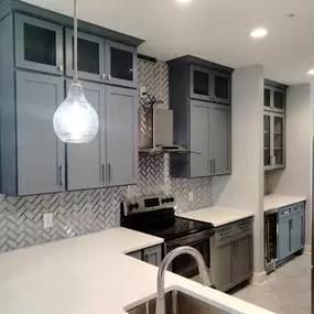 painted kitchen cabinets in Charleston