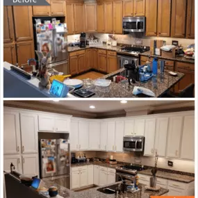 Kitchen refinishing N-Hance of Charleston