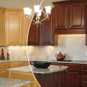 Kitchen cabinet refinishing N-Hance of Charleston