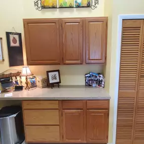 before photo of cabinets and pantry door summerville, sc