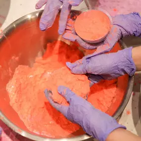 Bath Bomb Making at a Lush Party