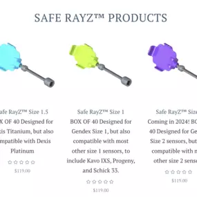 SAFE RAYZ™ PRODUCTS